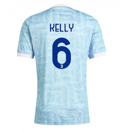 Juventus Lloyd Kelly #6 Venkovní Dres 2025-26 Krátký Rukáv Juventus Lloyd Kelly #6 Venkovní Dres 2025-26 Krátký Rukáv